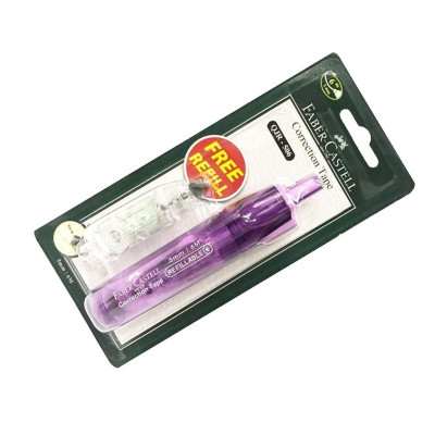 Xóa Kéo Kèm Ruột 5 mm x 6 m - Faber-Castell QJR 506 - Màu Tím