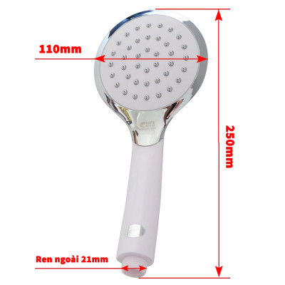 Tay Sen 1 Chế Độ Chảy Chất Liệu Nhựa ABS Eurolife EL-H117 (Trắng)