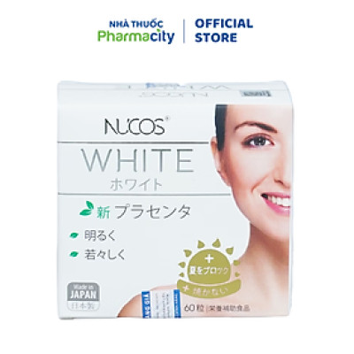 Viên uống hỗ trợ sáng da, giảm thâm nám Nucos White (Hộp 60 viên)