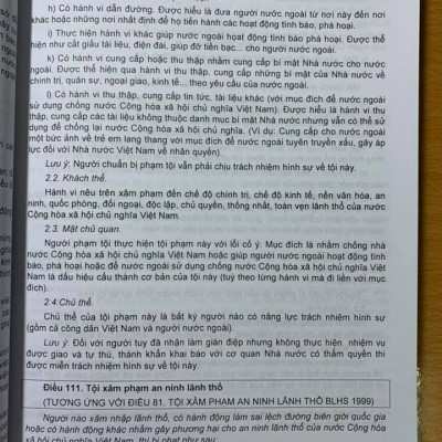 Phương pháp định tội danh với 538 tội phạm trong Bộ luật Hình sự năm 2015, sửa đổi bổ sung năm 2017 và Bộ mẫu chương trình điều hành phiên tòa hình sự sơ thẩm, phúc thẩm