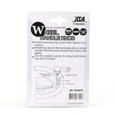 Tay Quay Trợ Lực Vô Lăng Ô Tô VIAIR Sport X JM-7604PB Màu Đen - Nhập Khẩu Chính Hãng