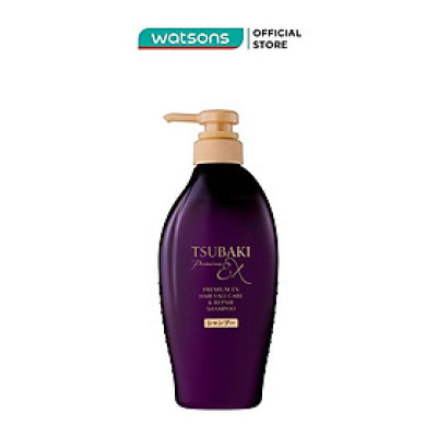Dầu Gội Phục Hồi & Ngăn Gãy Rụng Tsubaki Premium Ex Hair Fall Care & Repair Shampoo 450ml