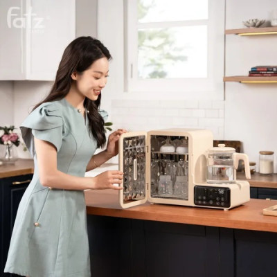 Máy đa năng đun và hâm nước điện tử, tiệt trùng, sấy khô UVC LED Fatzbaby Multi-King 4 - FB9613ZH