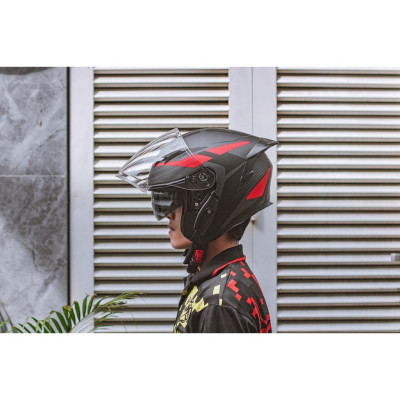 MŨ BẢO HIỂM 3/4 HAI KÍNH YOHE 878 PLUS - GARA20