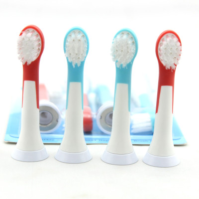 Bộ 4 đầu đánh răng điện trẻ em HX-6034 cho máy Philips Sonicare HX3, HX6, HX7, HX8, HX9, R, FlexCare +, FlexCare, HealthyWhite, HydroClean, EasyClean, DiamondClean