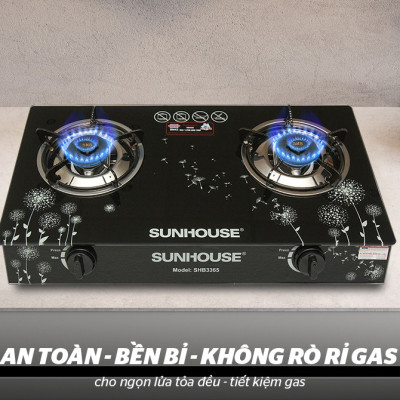 Bếp ga đôi Sunhouse SHB3365 - Hàng Chính Hãng