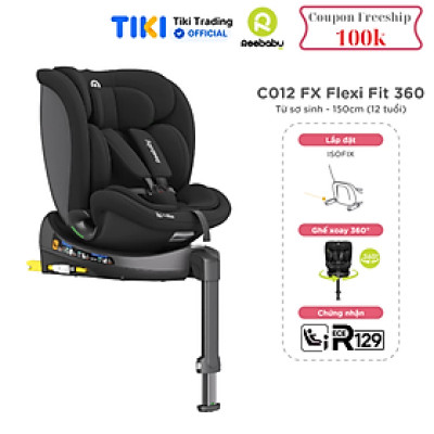 Ghế ngồi ô tô trẻ em Reebaby C012 FX Flexi Fit 360 - cho bé từ 40-150 cm (sơ sinh - 12 tuổi)