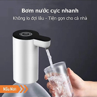 Vòi Bơm Nước Tự Động Đa Năng , Đầu Bơm Thông Minh Rót Nước Rảnh Tay Từ Binh Lọc - HÀNG CHÍNH HÃNG