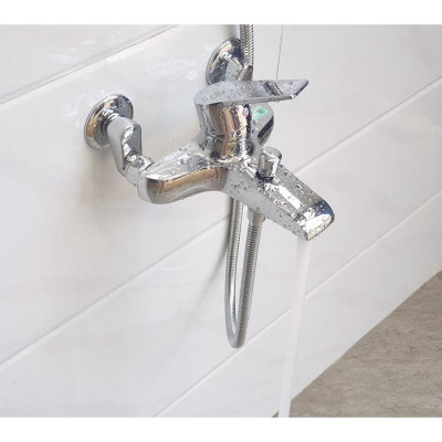 Củ sen nóng lạnh Đồng mạ Chrome Eurolife EL-AZA01 (Trắng bạc)