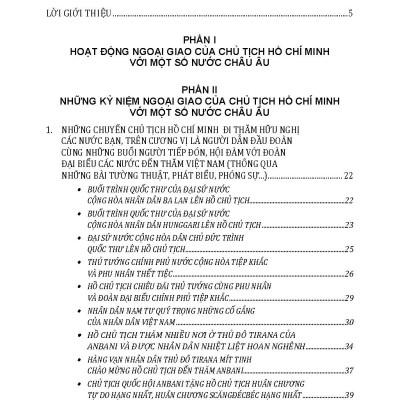 Chủ Tịch Hồ Chí Minh Với Các Nước Châu Âu