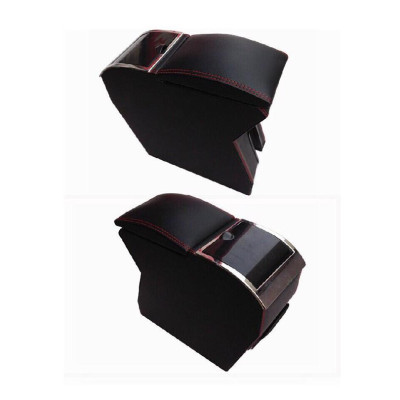 Hộp Tỳ Tay Dành Cho Xe GRAND I10 2014-2020 -Mẫu Gỗ, có cổng USB lắp đặt dễ dàng