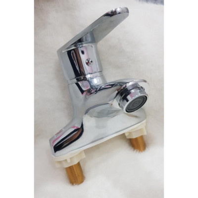 Vòi chậu rửa mặt lavabo Rangos RG-01V hàng cao cấp đồng mạ crome