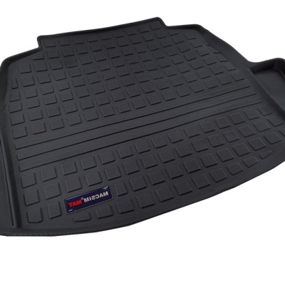 Thảm lót cốp xe ô tô Toyota Corolla Altis nhãn hiệu Macsim chất liệu TPV cao cấp màu đen