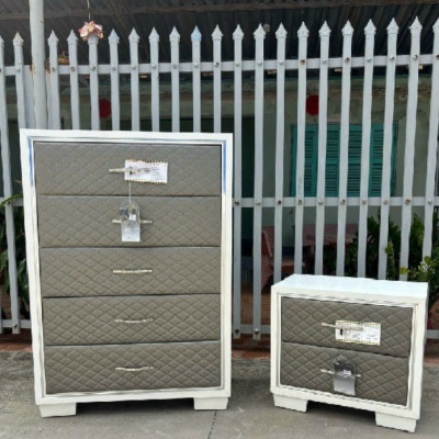 Tủ đứng đầu giường 5 ngăn kéo Tundo KT Ngang 97 x Sâu 46 x Cao 138cm