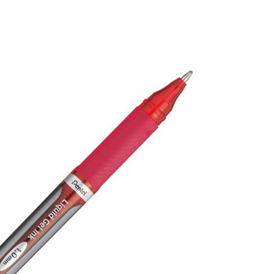 Bút Bi Nước Bấm Pentel 1mm BL60-B - Màu Đỏ