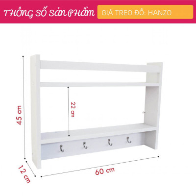 Kệ treo đồ sảnh ra vào SMLIFE Hanzo