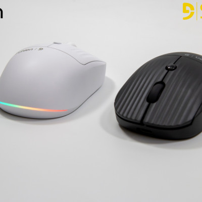 Chuột không dây Pin sạc led RGB Fuhlen M09s - Siêu bền, pin 600 mAh, Bh 2 năm- Hàng chính hãng