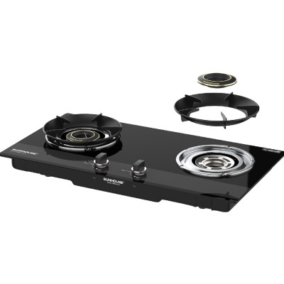 BẾP GAS ÂM KÍNH SUNHOUSE SHB61030-V - Hàng Chính Hãng