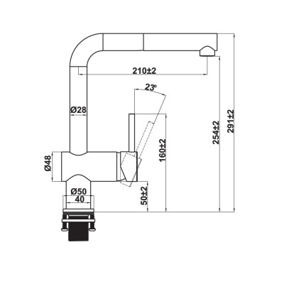 Vòi bếp Hafele HT21-CH1P254