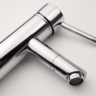 Vòi Lavabo điếu nóng lạnh Eurolife EL-T020 (Trắng bạc)