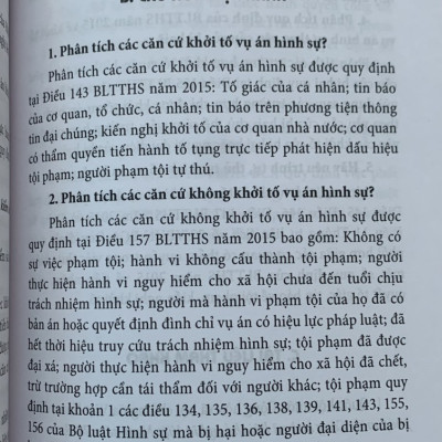 Hướng dẫn môn học Luật tố tụng hình sự