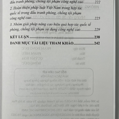 Sách - Pháp Luật Quốc Tế Trong Hợp Tác Đấu Tranh Phòng, Chống Tội Phạm Công Nghệ Cao