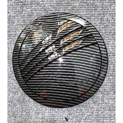 Ốp nắp bình xăng Carbon xe Hyundai Accent 2018 2019 2020 2021 2022 vân cacbon cao cấp