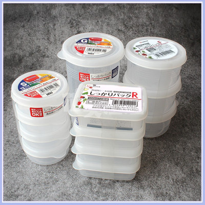 Bộ 3 chiếc hộp thực phẩm Nakaya tròn 180ml hàng nội địa Nhật Bản