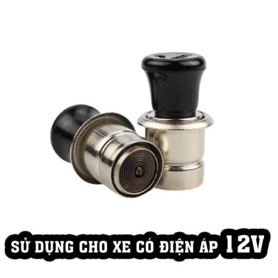 Tẩu châm thuốc trên ô tô - 12v / 24v hợp kim siêu bền dành cho tài xế xe tải loại phổ thông