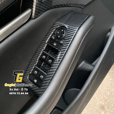 Ốp nội thất vân Carbon cho Mazda 3 2020 Cao cấp