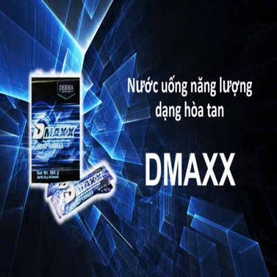 DMAXX thức uống bổ sung vitamin năng lượng có đường DAMODE 40 gói màu xanh mỗi gói 22gr