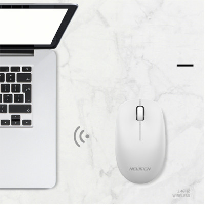 Chuột máy tính không dây Newmen F600S (Silent switch & 2.4 Ghz), Black.NEW V1 - Hàng chính hãng