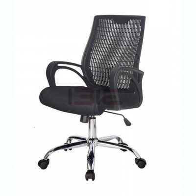 Ghế Xoay Chân Thép Mạ Cao Cấp IBIE OC8317NB