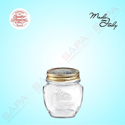 Hũ thủy tinh nắp vặn Quattro Amfora 300ml - Bormioli Rocco - Italy