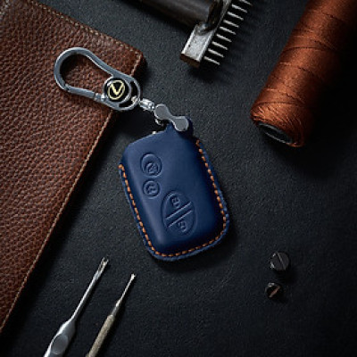 Bao Da Chìa Khóa Ô Tô Lexus LX570 GX460 RX350 Dạng dẹp da bò -hàng chính hãng