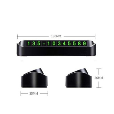 Bảng Ghi Số Điện Thoại Gắn Taplo Xe Hơi, Tiện Dụng và Văn Minh, Báo Mọi Người Biết Số ALO, TakyHome 9Taky200Den