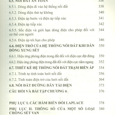 Kỹ Thuật Điện Cao Áp Tập 1 Bảo Vệ Chống Sét Và Nối Đất Trong Hệ Thống Điện 