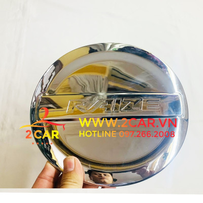 Ốp nắp bình xăng xe Toyota Raize đời 2021 - 2022 mạ crom cao cấp
