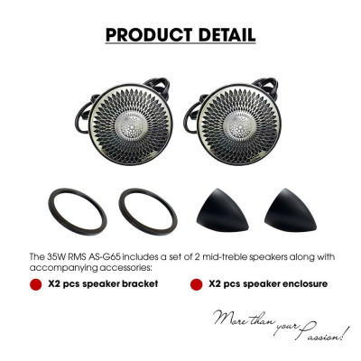 Alchimist AS-M26 – Bộ Loa Mid-Treble HiFi Cao Cấp Cho Hệ Thống 3-Way Ô Tô