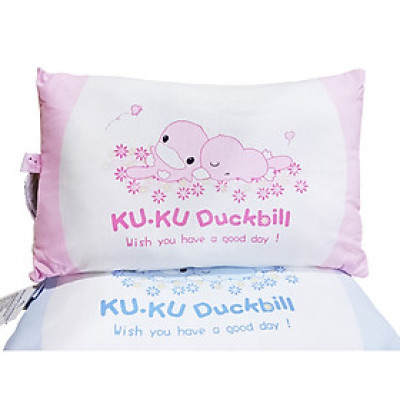 gối chống méo đầu cho bé KU.KU Duckbill 23x35x4.5cm ku2021
