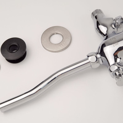 Vòi nhấn xả tiểu nam Đồng mạ Chrome Eurolife EL-XT130 (Trắng bạc)