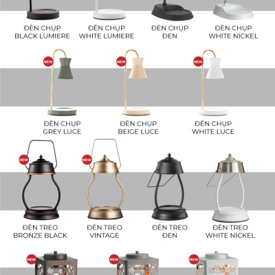 Đèn chụp đốt nến Aurora Goose Creek - Black