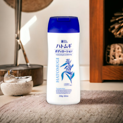 Lotion Dưỡng Thể Ban Đêm Reihaku Hatomugi Body Lotion (Chai 250 G)