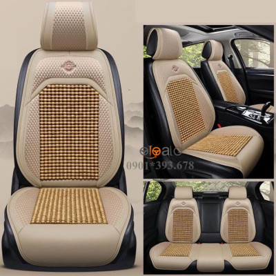 Áo trùm lót bọc ghế xe ô tô Honda City da PU hạt gỗ tự nhiên CAO CẤP