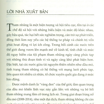 Tham Nhũng, Dầu Mỏ: Thế Lực Nhiễu Loạn Thế Giới (Sách Tham Khảo) (Xuất bản lần thứ hai)