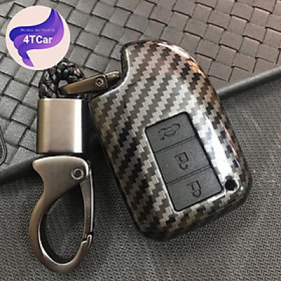 ỐP CHÌA KHÓA  DÀNH CHO XE TOYOTA VIOS 2019 2020- BỌC BẢO VỆ CHÌA KHÓA VÂN CACBON CHO XE Ô TÔ M19