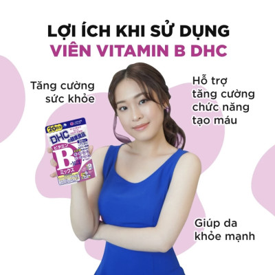 Viên uống Vitamin B tổng hợp DHC Vitamin B Mix 30 - 90 ngày