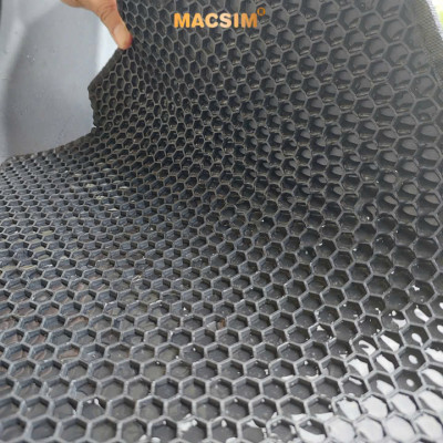 Thảm hai lớp (sd3) Macsim dành cho Mitsubishi Outlander 2013-2024 bề mặt cao su siêu sạch