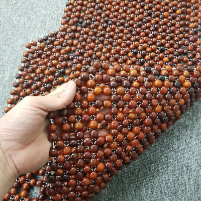 Đệm Lót Ghế Xe Ô Tô Hạt Gỗ Hương Đỏ Hạt 1.2m ( hình thật )