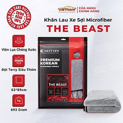 CCC NEXT GEN THE BEAST - Khăn Lau Xe Sợi Microfiber